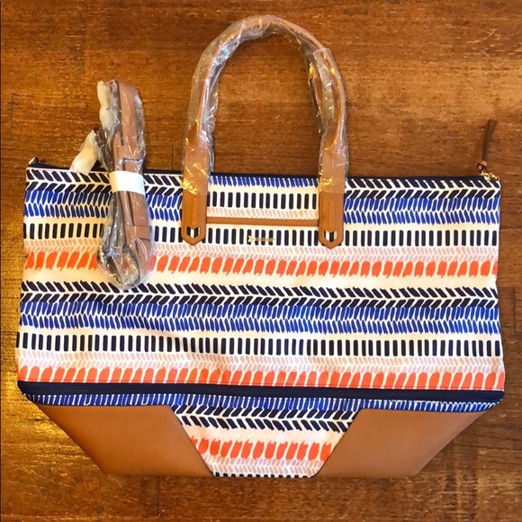 Stella & Dot Handbags - Stella & Dot Multi Stripe Ikat